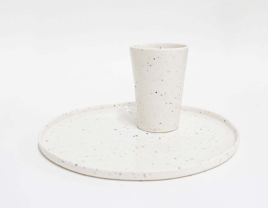 Tableware Colored Grains Yvette Hoffmann Design