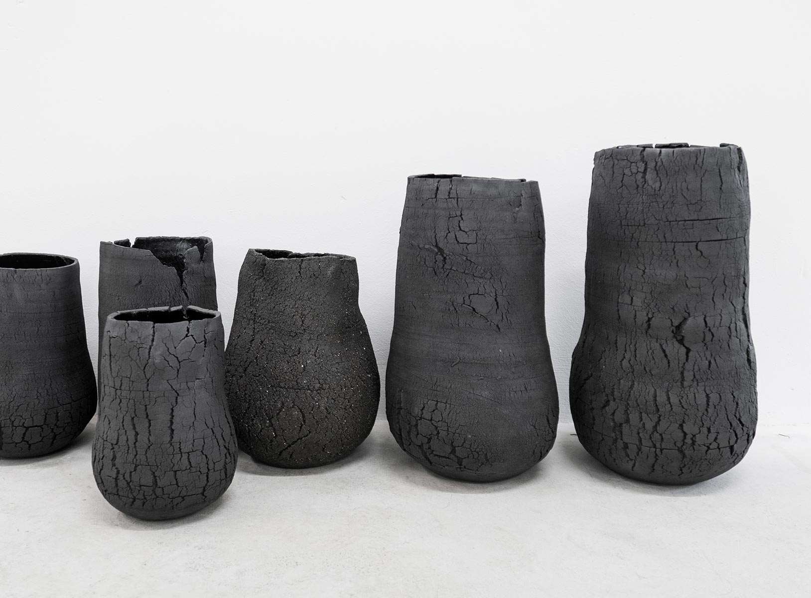 Handmade ceramic vases by Yvette Hoffmann Design