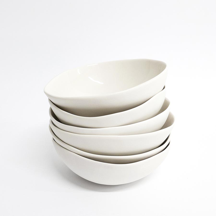 Yvette Hoffmann Design Studio series tableware Simple White