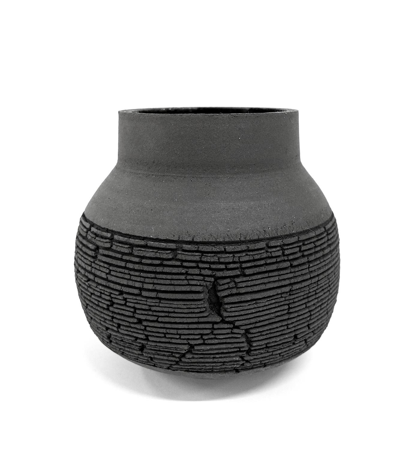Handmade ceramic vase series Small Bricks by Yvette Hoffmann Design
