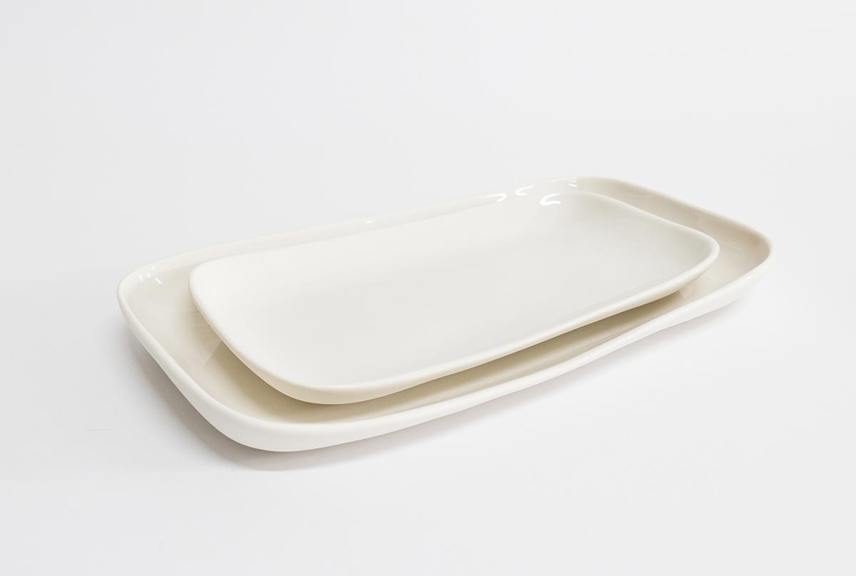 Yvette Hoffmann Design Studio series porcelain tableware Simple White
