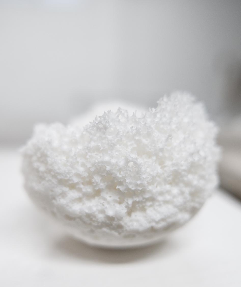 Porcelain foam series Elements of Ait by Yvette Hoffmann Design
