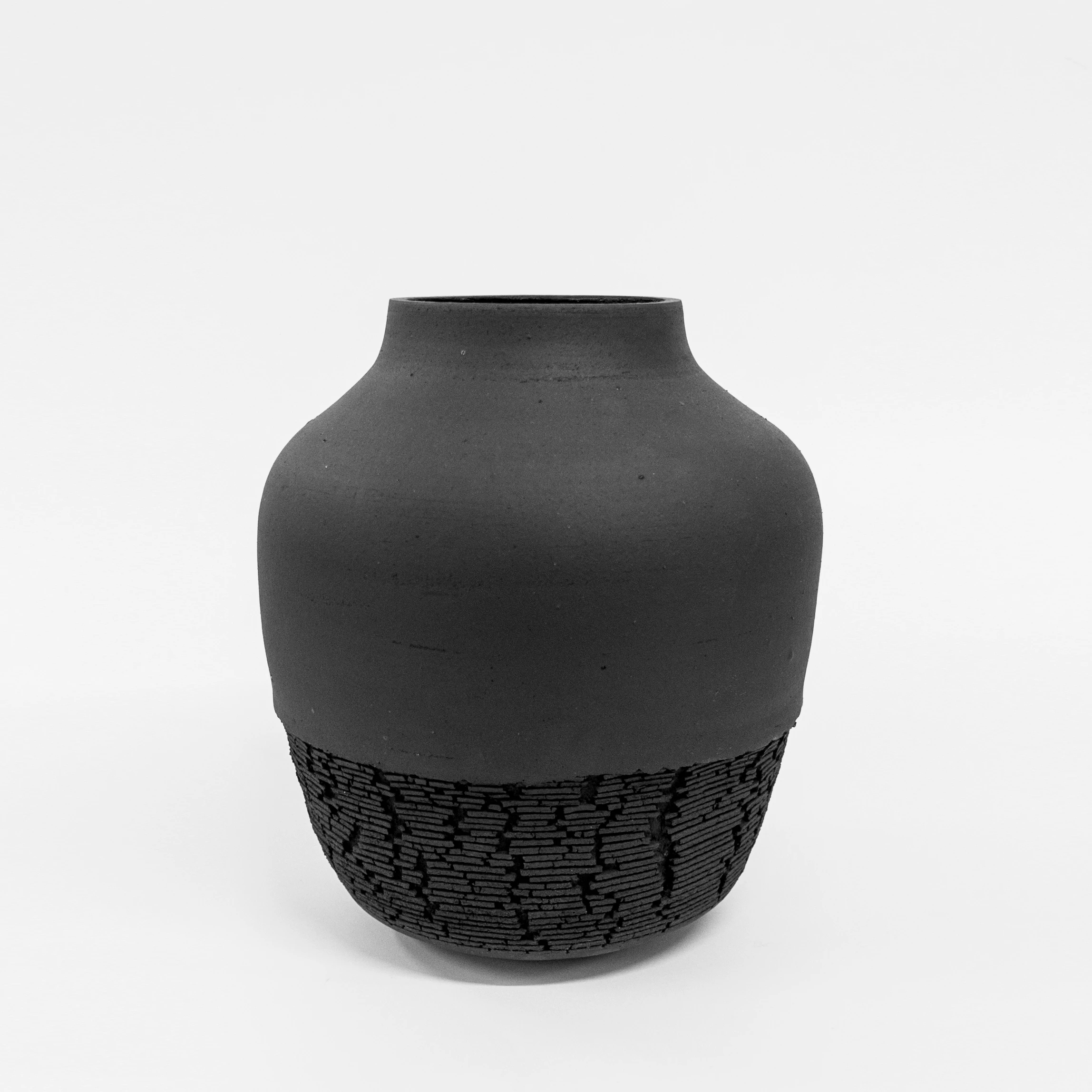 Handmade ceramic vase series Small Bricks by Yvette Hoffmann Design